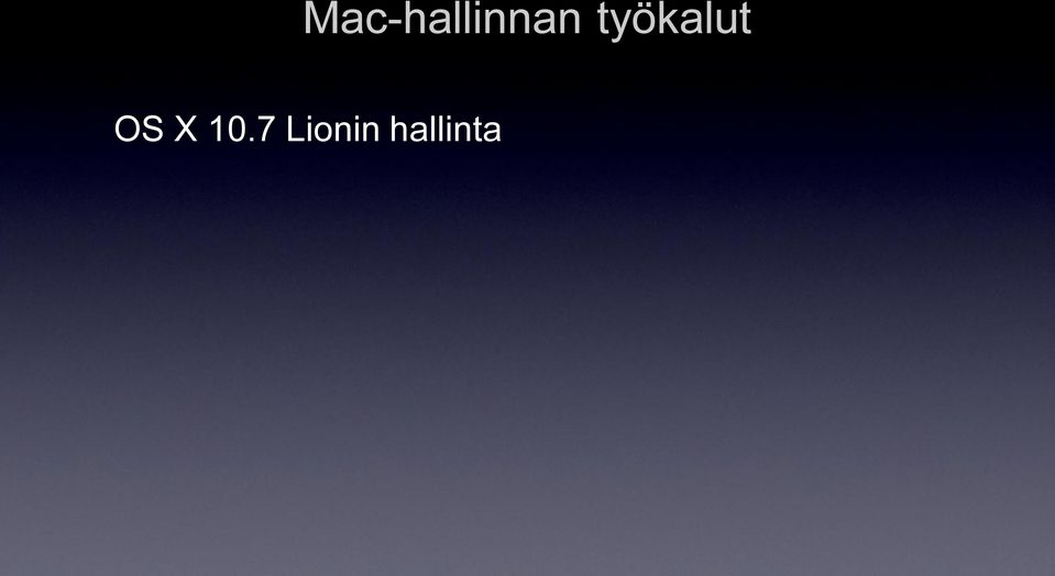 hallinta