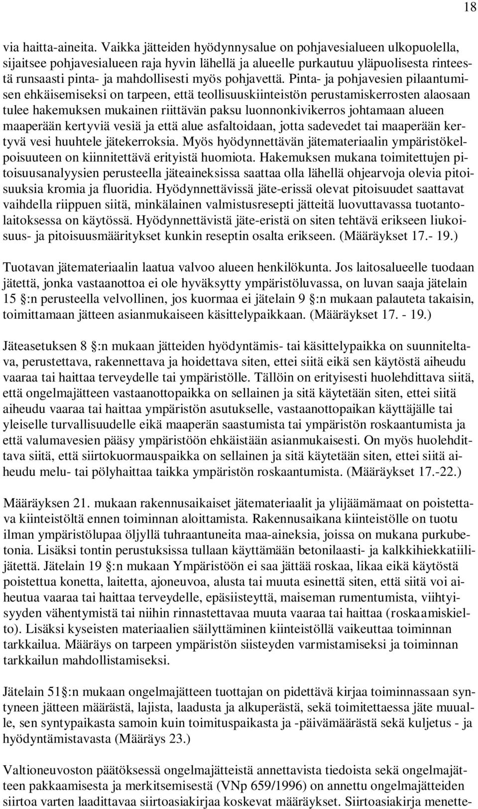 pohjavettä.