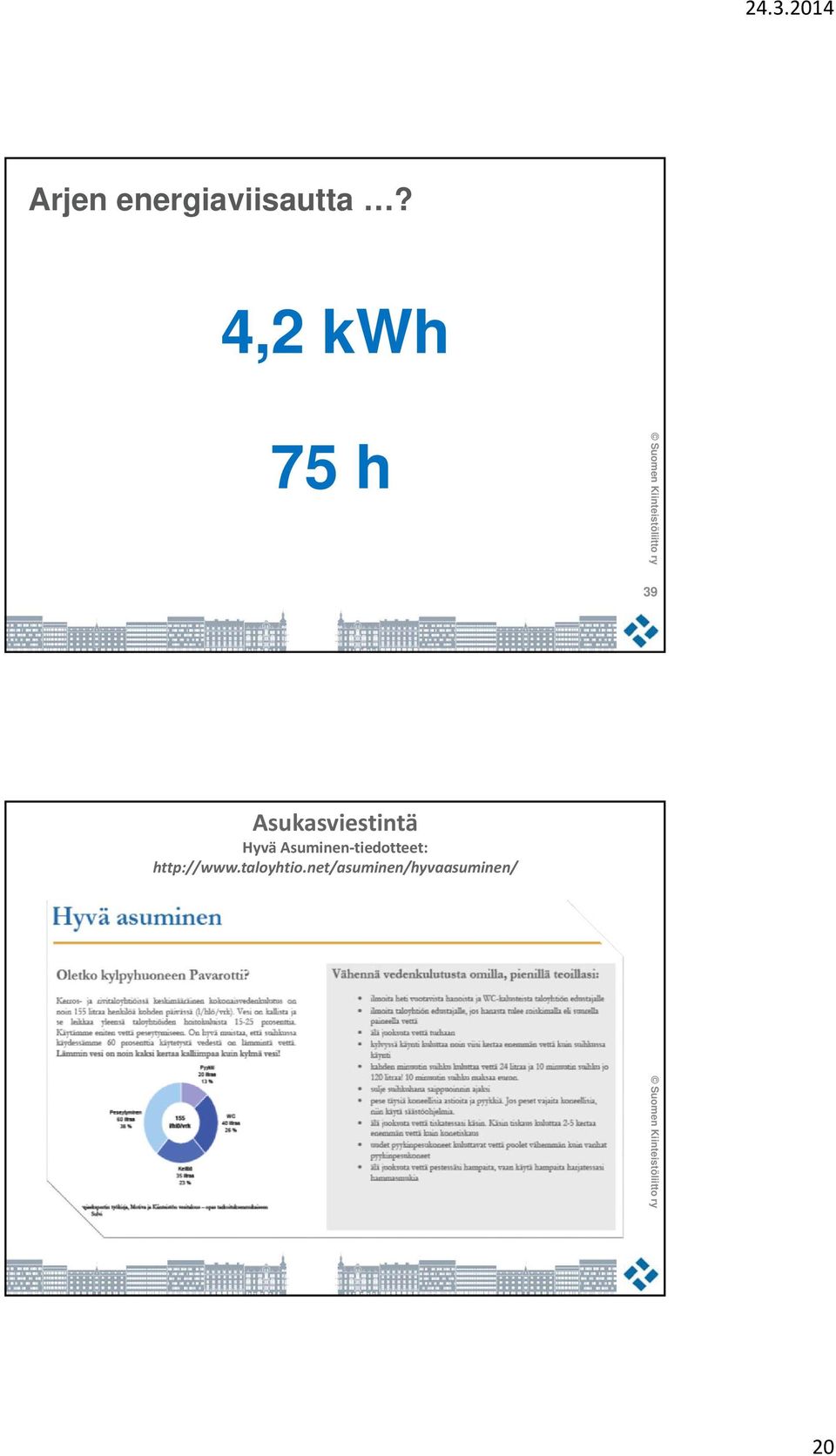 Hyvä Asuminen tiedotteet: