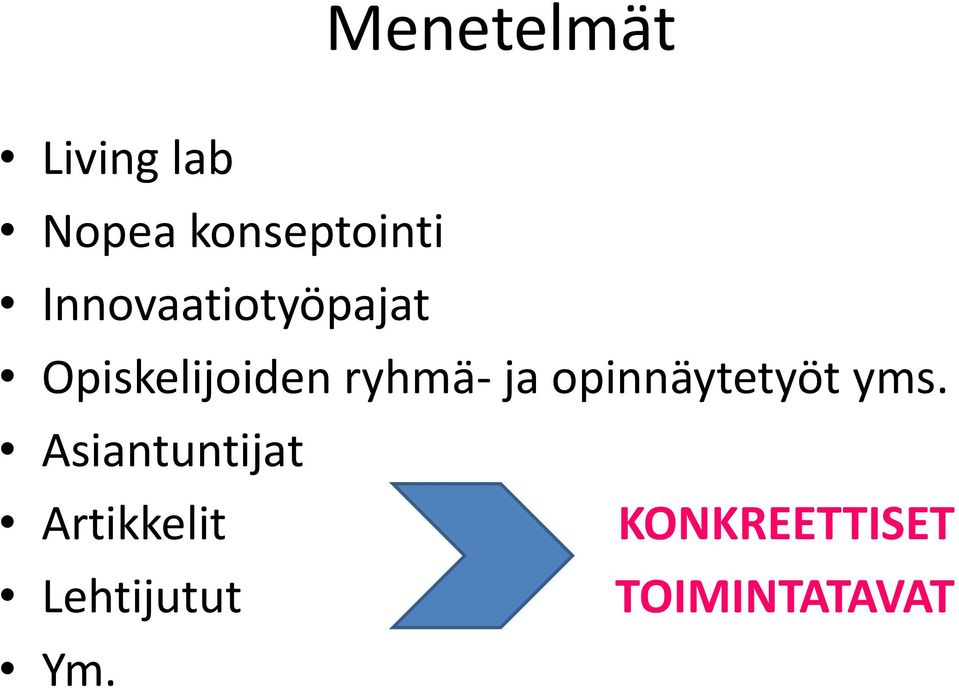 ja opinnäytetyöt yms.