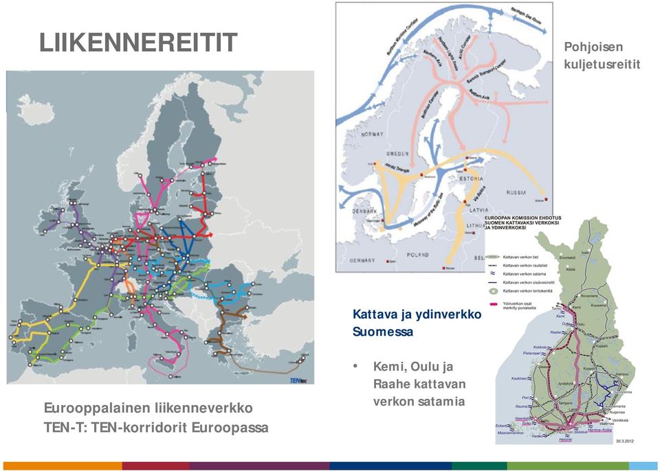 Eurooppalainen liikenneverkko TEN-T: