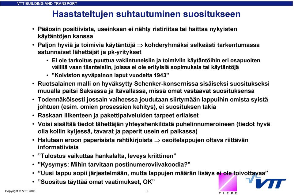 tai käytäntöjä "Koiviston syväpainon laput vuodelta 1943" Ruotsalainen malli on hyväksytty Schenker-konsernissa sisäiseksi suositukseksi muualla paitsi Saksassa ja Itävallassa, missä omat vastaavat