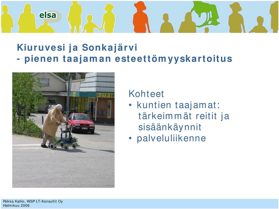 Kohteet kuntien taajamat: