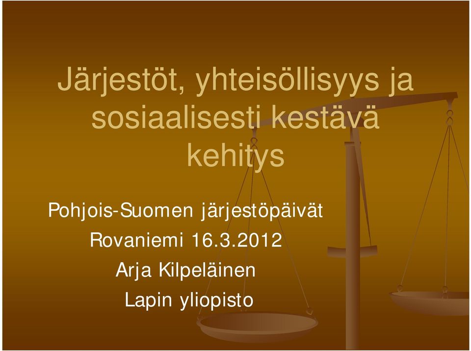 Pohjois-Suomen järjestöpäivät