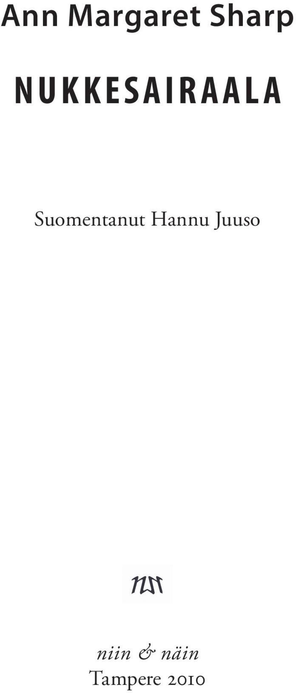 Suomentanut Hannu