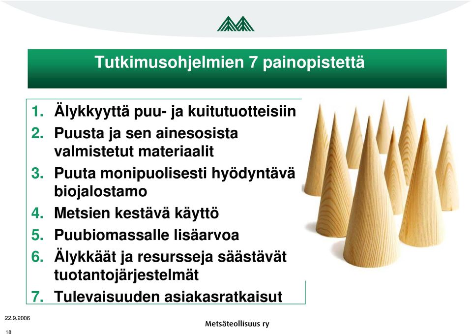 Puusta ja sen ainesosista valmistetut materiaalit 3.