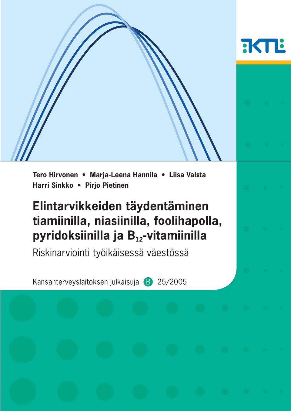 foolihapolla, pyridoksiinilla ja B 12 -vitamiinilla