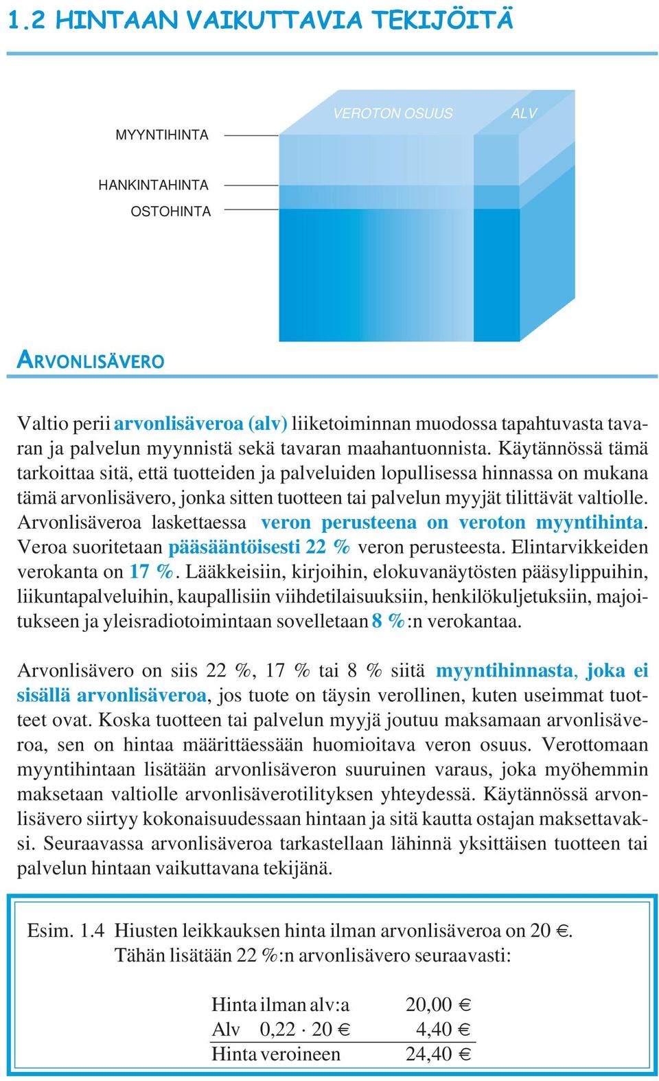 Käytännössä tämä tarkoittaa sitä, että tuotteiden ja palveluiden lopullisessa hinnassa on mukana tämä arvonlisävero, jonka sitten tuotteen tai palvelun myyjät tilittävät valtiolle.