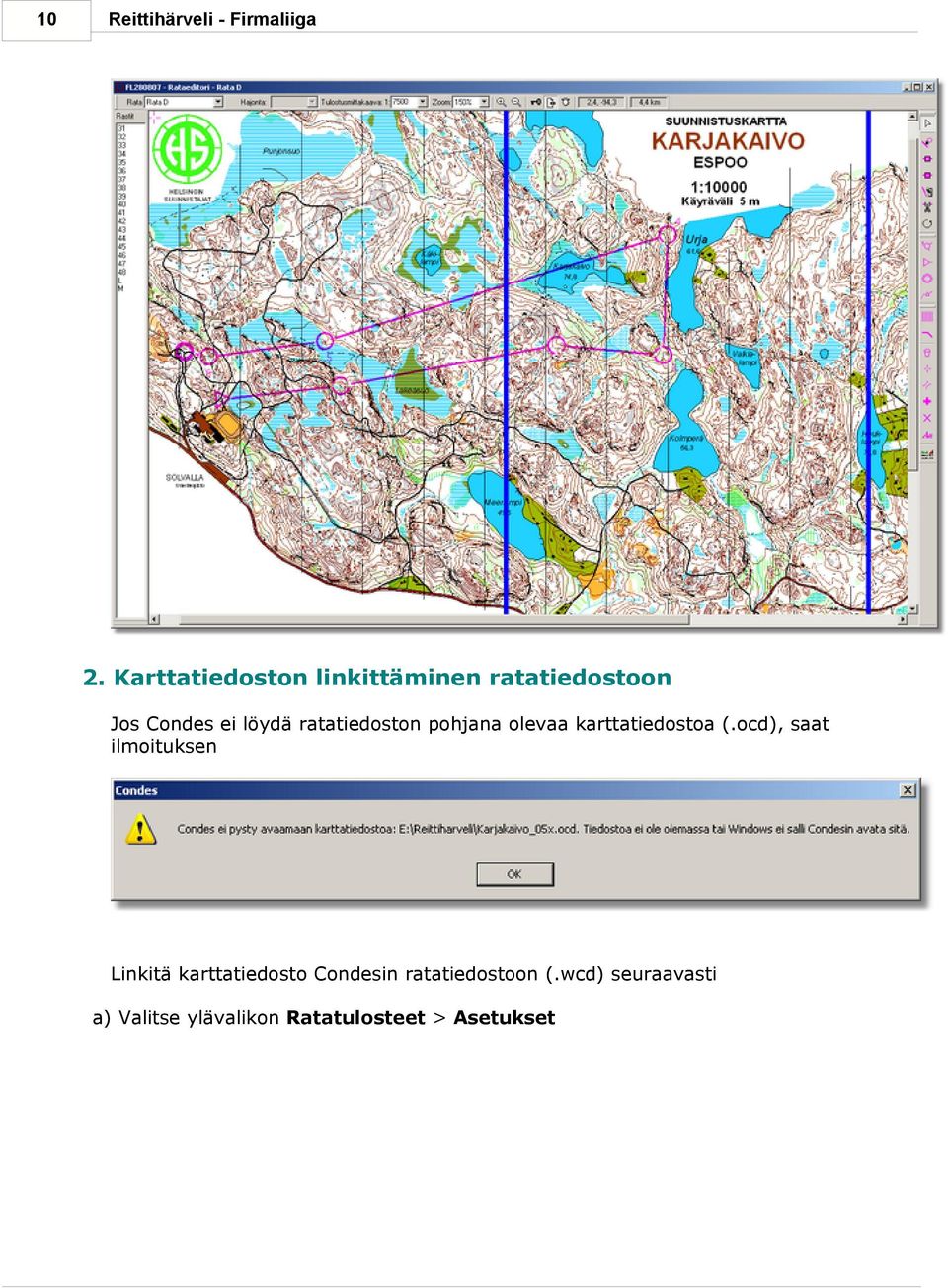 ratatiedoston pohjana olevaa karttatiedostoa (.
