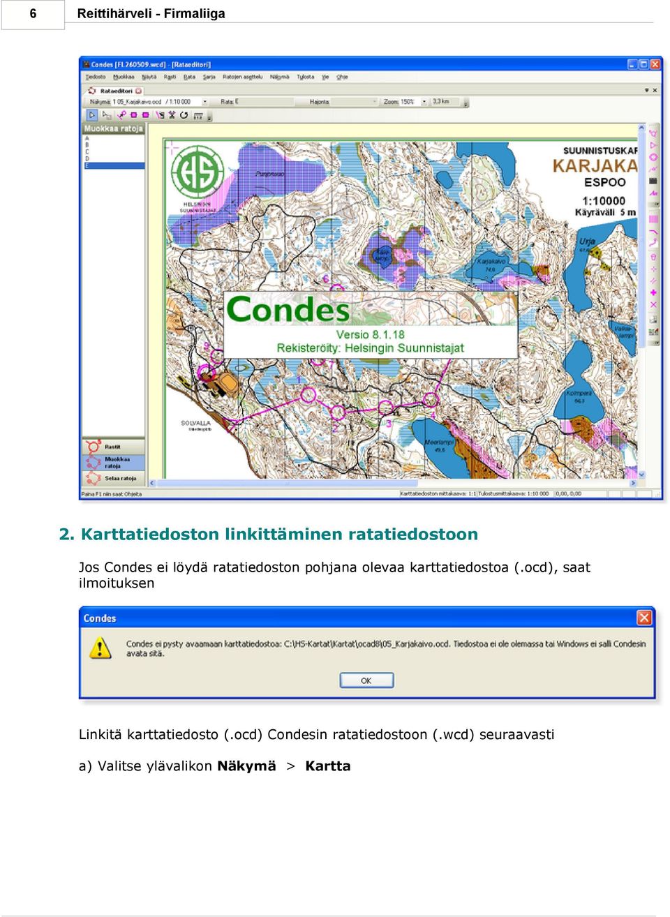 ratatiedoston pohjana olevaa karttatiedostoa (.