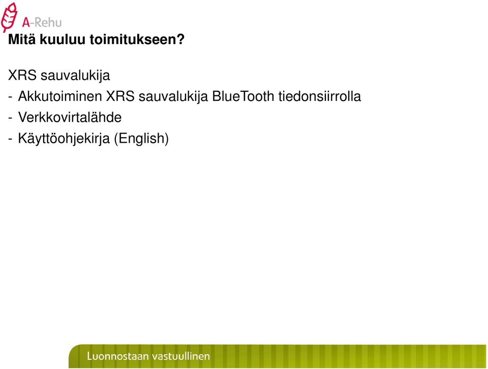 sauvalukija BlueTooth
