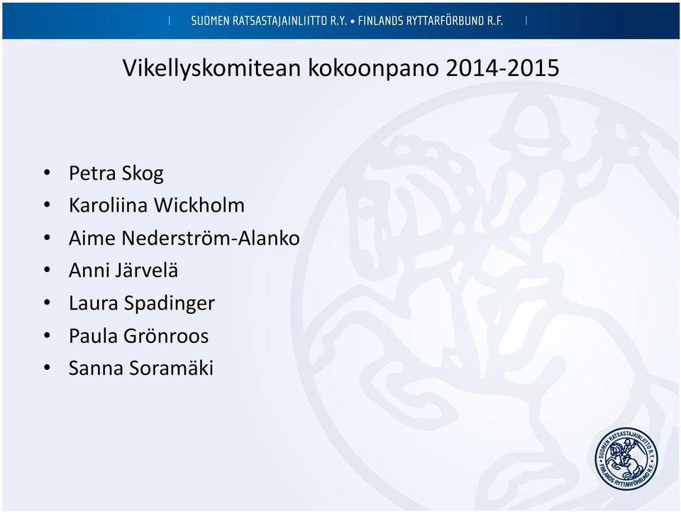 Nederström- Alanko Anni Järvelä Laura