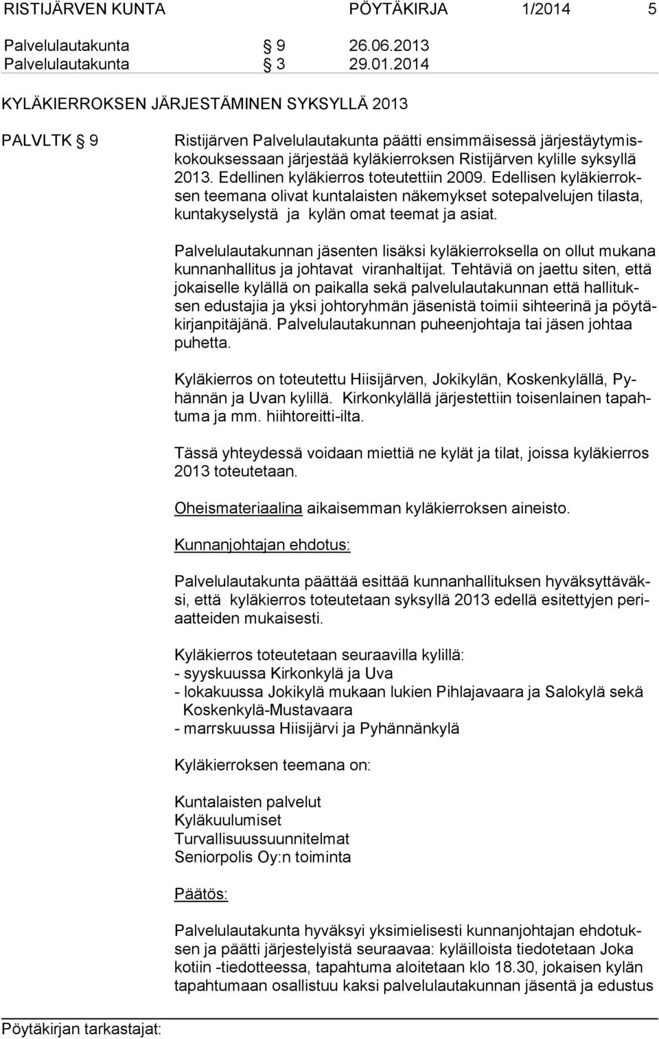 Palvelulautakunta 3 29.01.