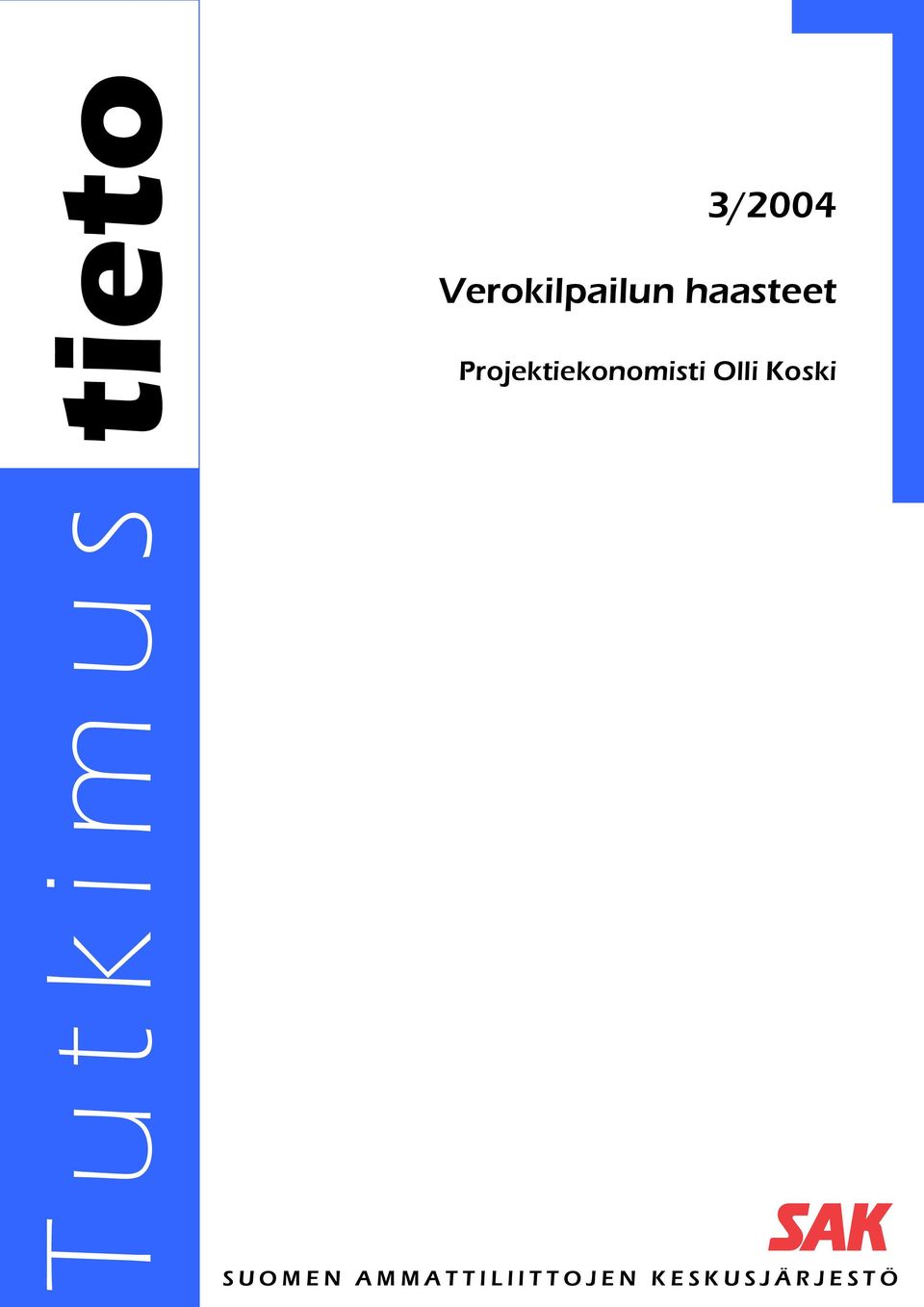 Projektiekonomisti Olli