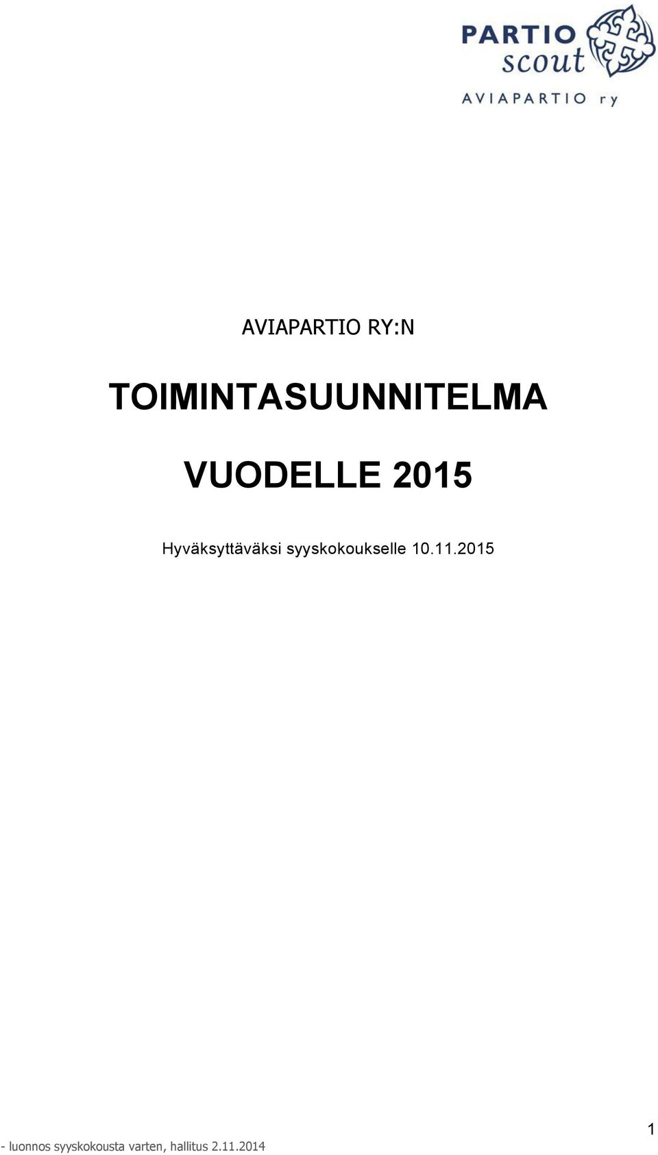 VUODELLE 2015