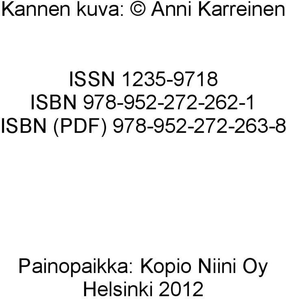 ISBN (PDF) 978-952-272-263-8