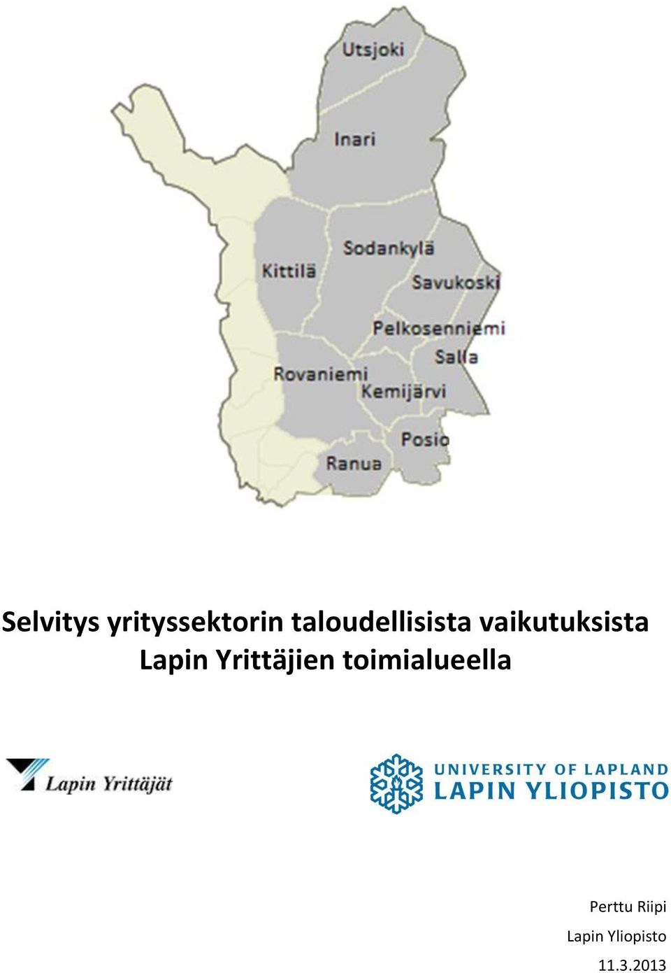 Lapin Yrittäjien toimialueella