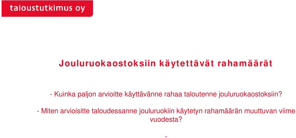 jouluruokaostoksiin?