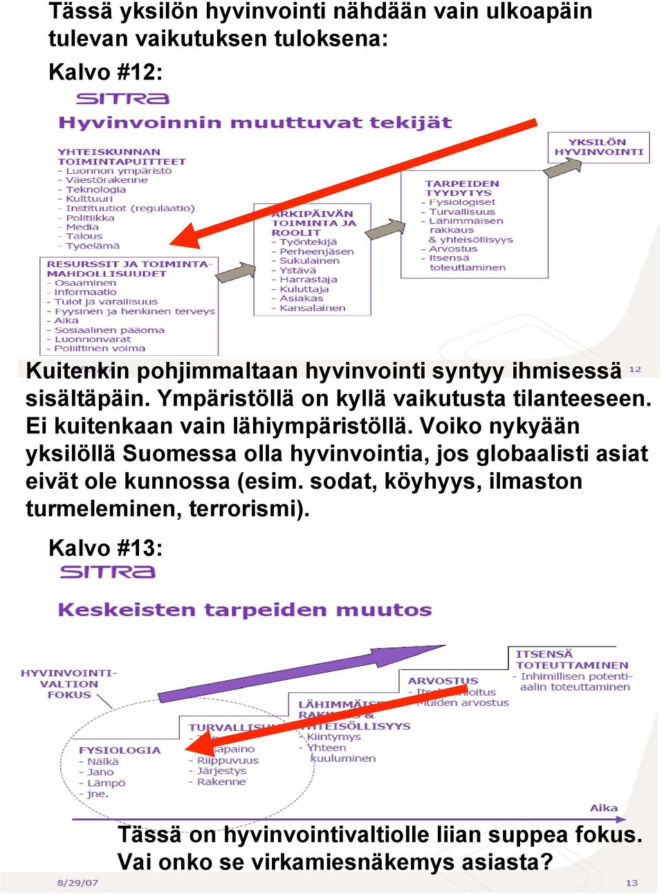 Ei kuitenkaan vain lähiympäristöllä.