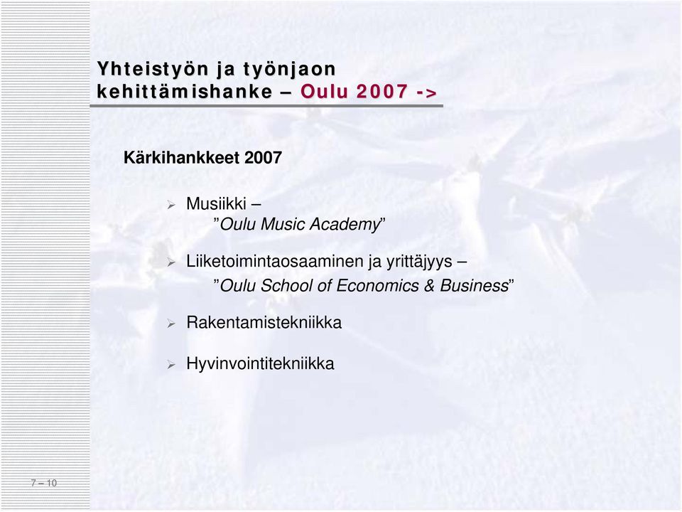 yrittäjyys Oulu School of Economics &