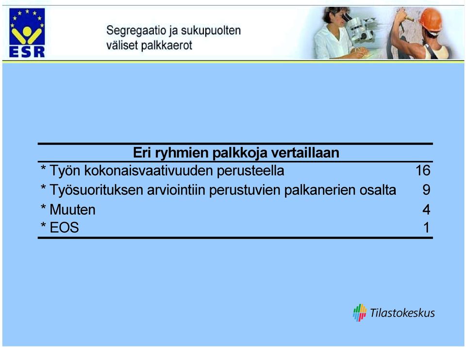 16 * Työsuorituksen arviointiin