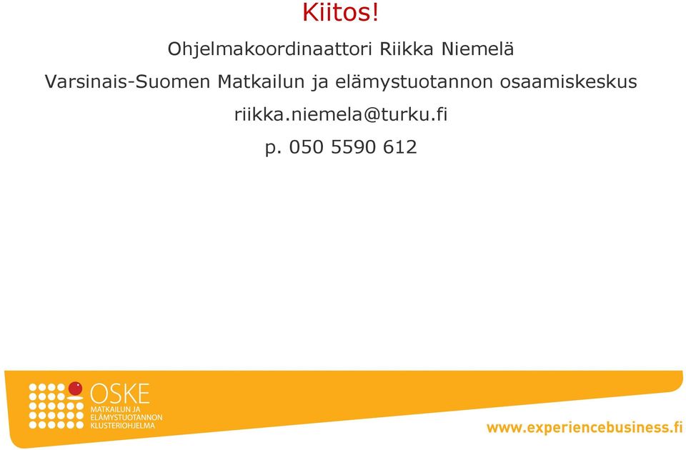 Niemelä Varsinais-Suomen Matkailun