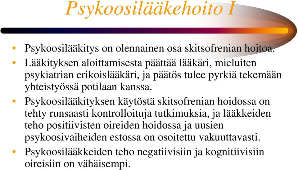 potilaan kanssa.