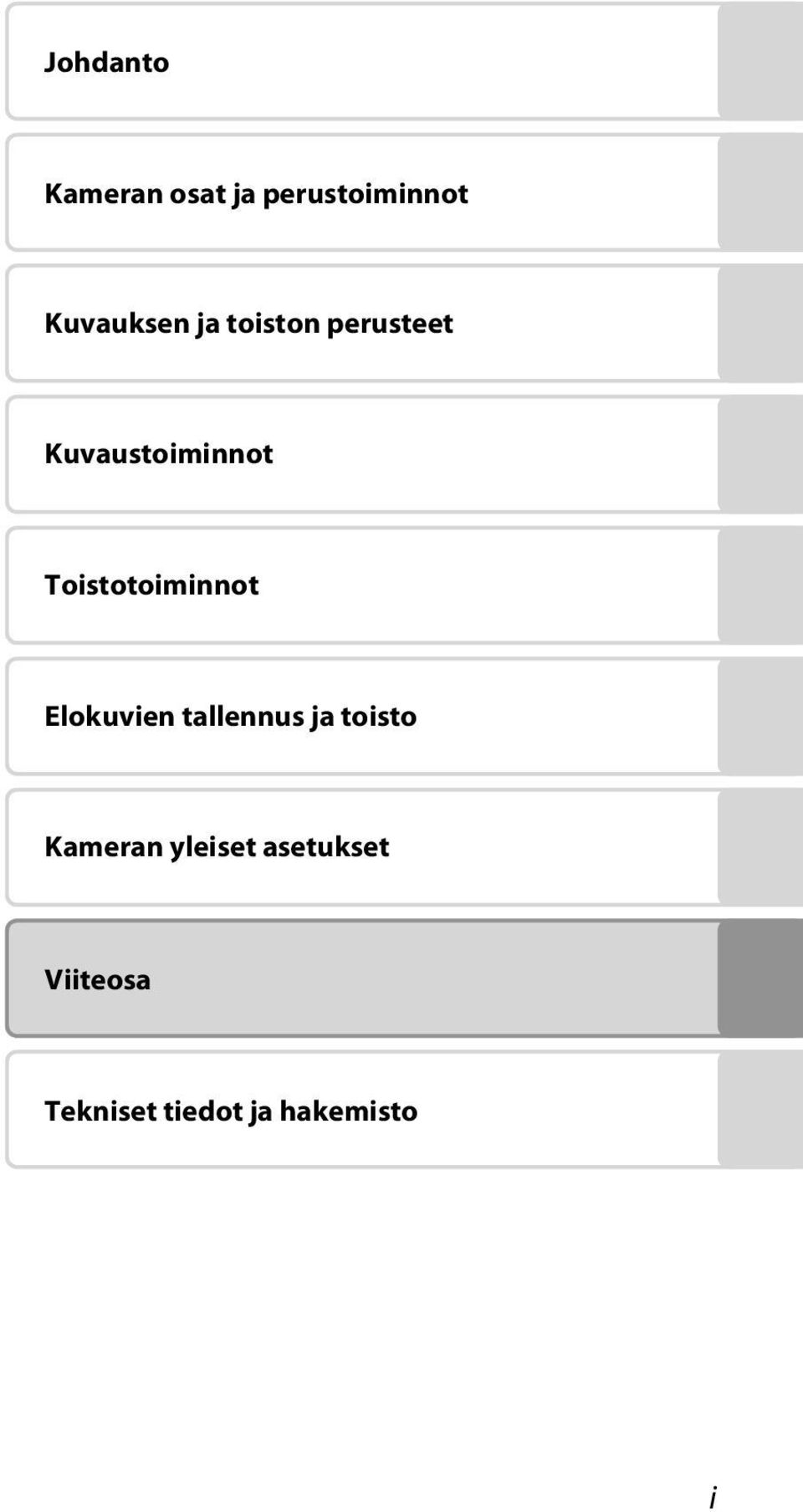 Toistotoiminnot Elokuvien tallennus ja toisto