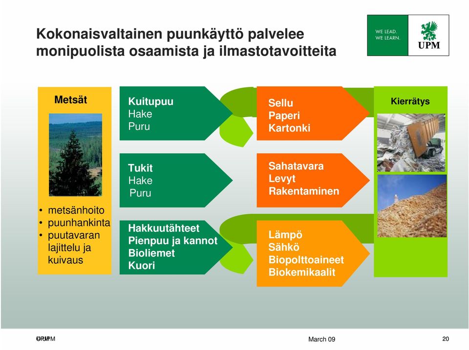 Rakentaminen Kierrätys metsänhoito puunhankinta puutavaran lajittelu ja kuivaus