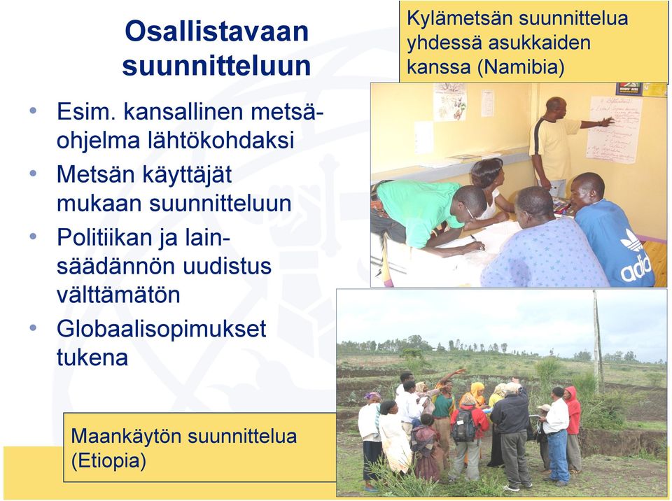 suunnitteluun Politiikan ja lainsäädännön uudistus välttämätön