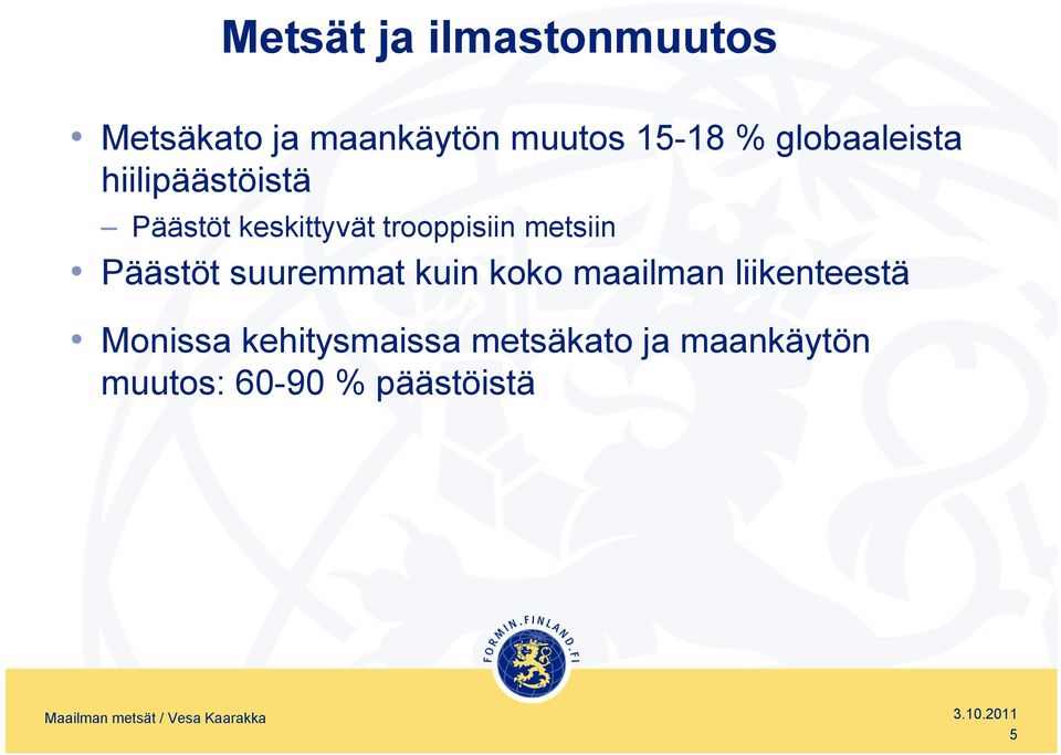 Päästöt suuremmat kuin koko maailman liikenteestä Monissa kehitysmaissa