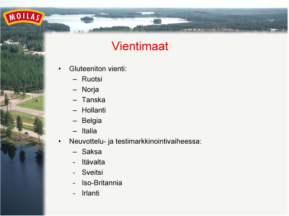 Neuvottelu- ja testimarkkinointivaiheessa: