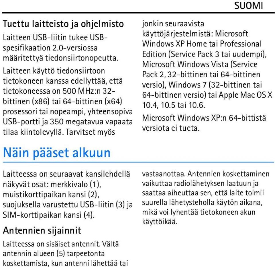 megatavua vapaata tilaa kiintolevyllä.