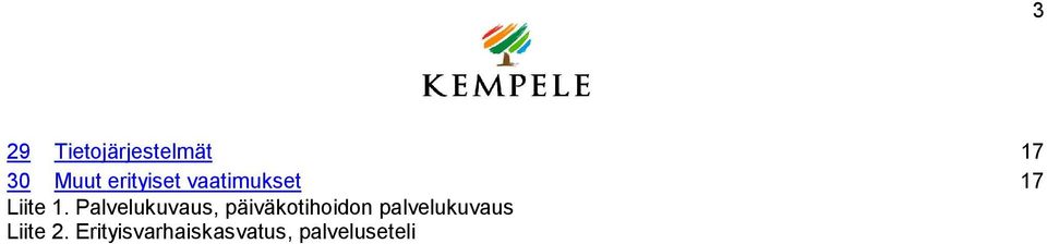 Palvelukuvaus, päiväkotihoidon