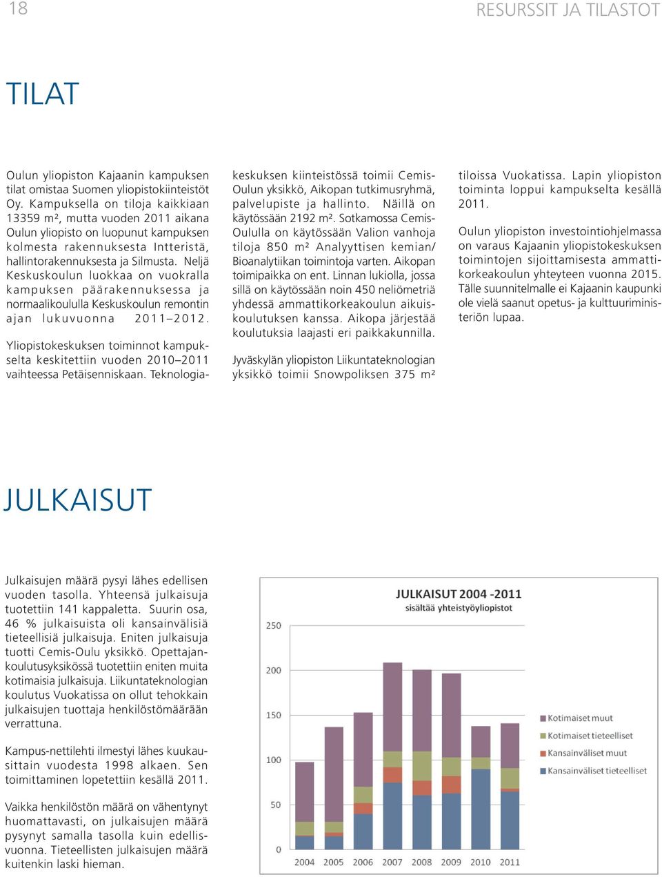 Neljä Keskuskoulun luokkaa on vuokralla kampuksen päärakennuksessa ja normaalikoululla Keskuskoulun remontin ajan lukuvuonna 2011 2012.