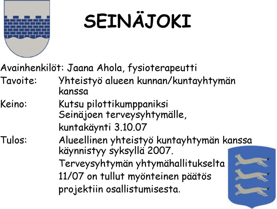 kuntakäynti 3.10.