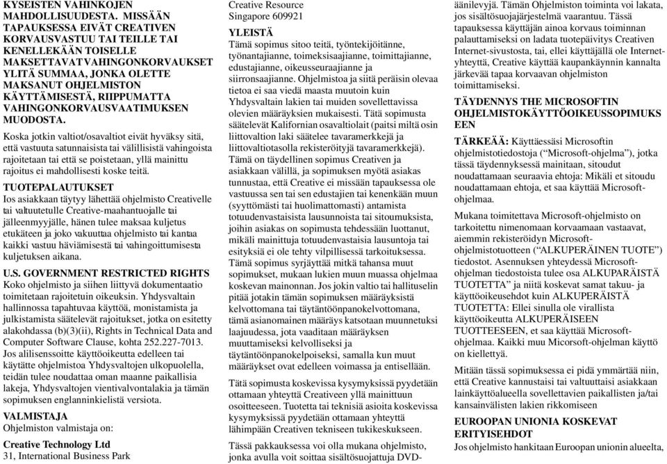 VAHINGONKORVAUSVAATIMUKSEN MUODOSTA.