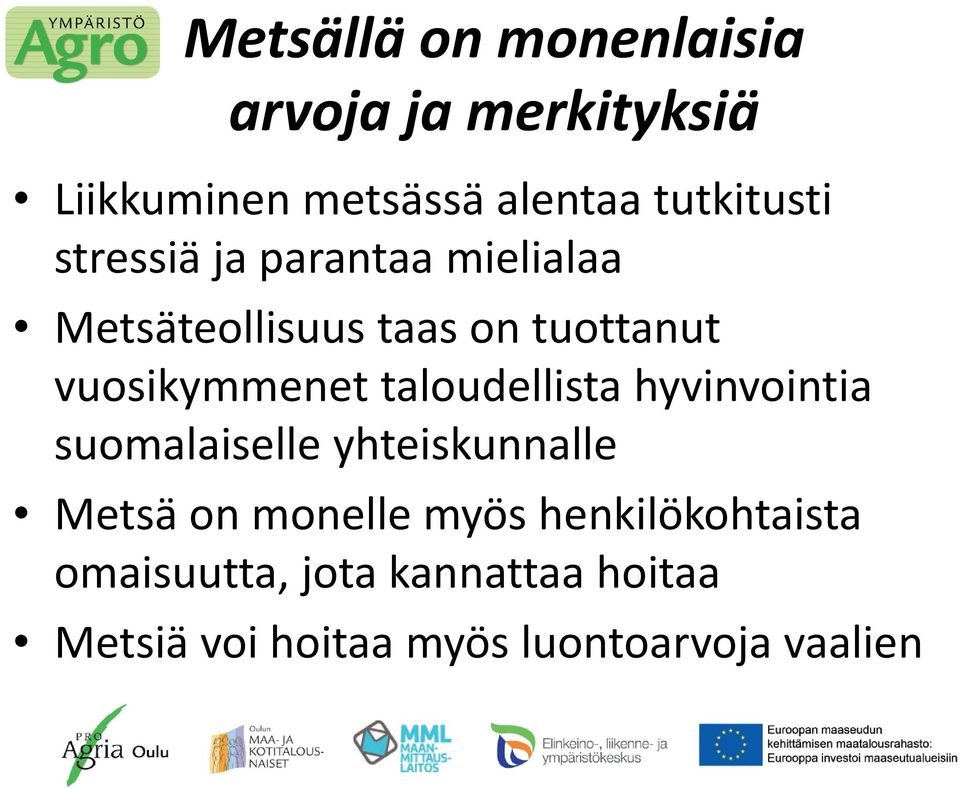 vuosikymmenet taloudellista hyvinvointia suomalaiselle yhteiskunnalle Metsä on