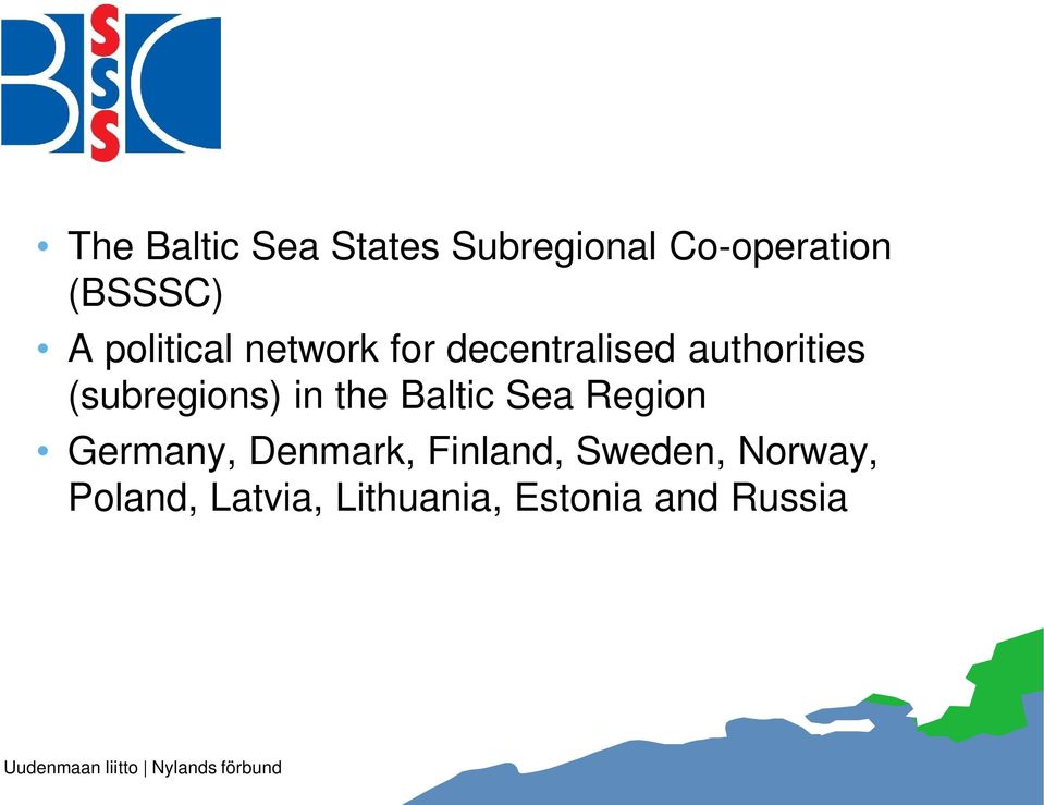 (subregions) in the Baltic Sea Region Germany, Denmark,