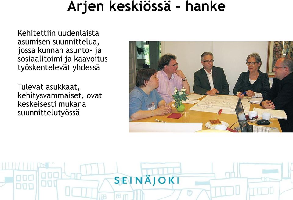 sosiaalitoimi ja kaavoitus työskentelevät yhdessä