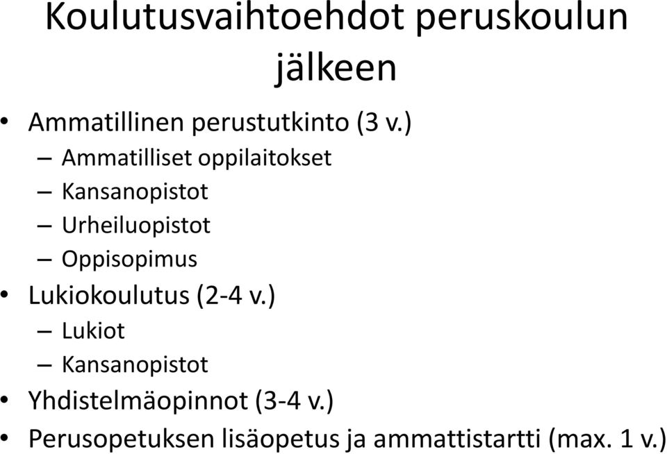 Oppisopimus Lukiokoulutus (2-4 v.