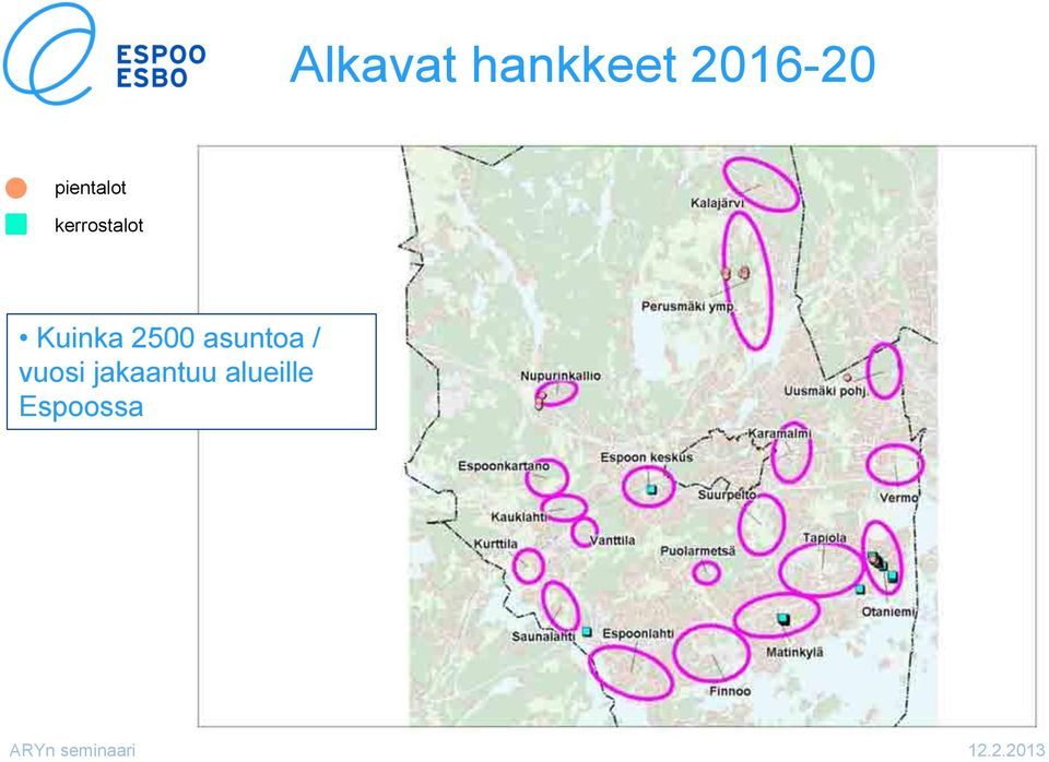 Kuinka 2500 asuntoa /