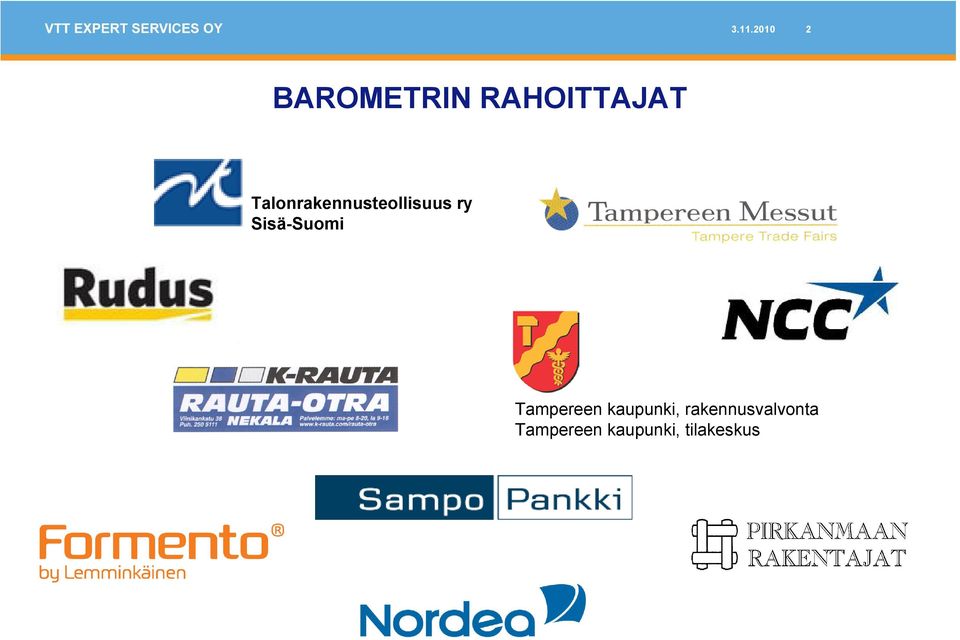 Sisä-Suomi Tampereen kaupunki,