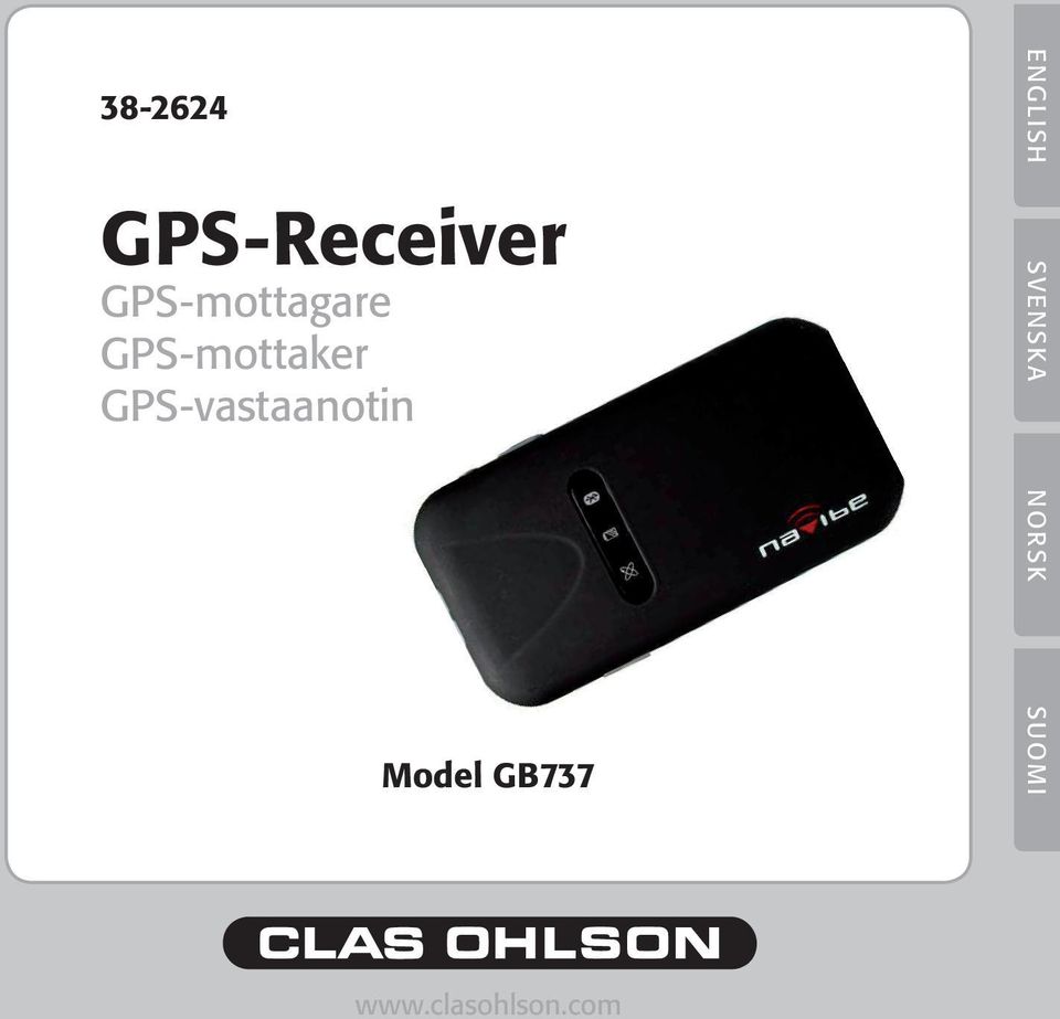 GPS-vastaanotin ENGLISH