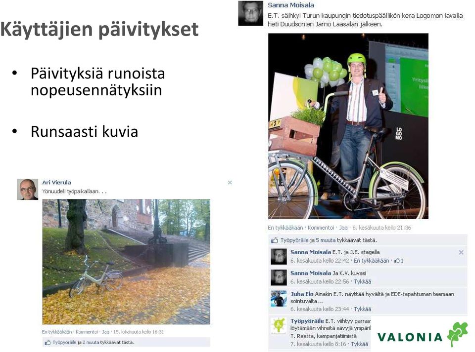 Päivityksiä