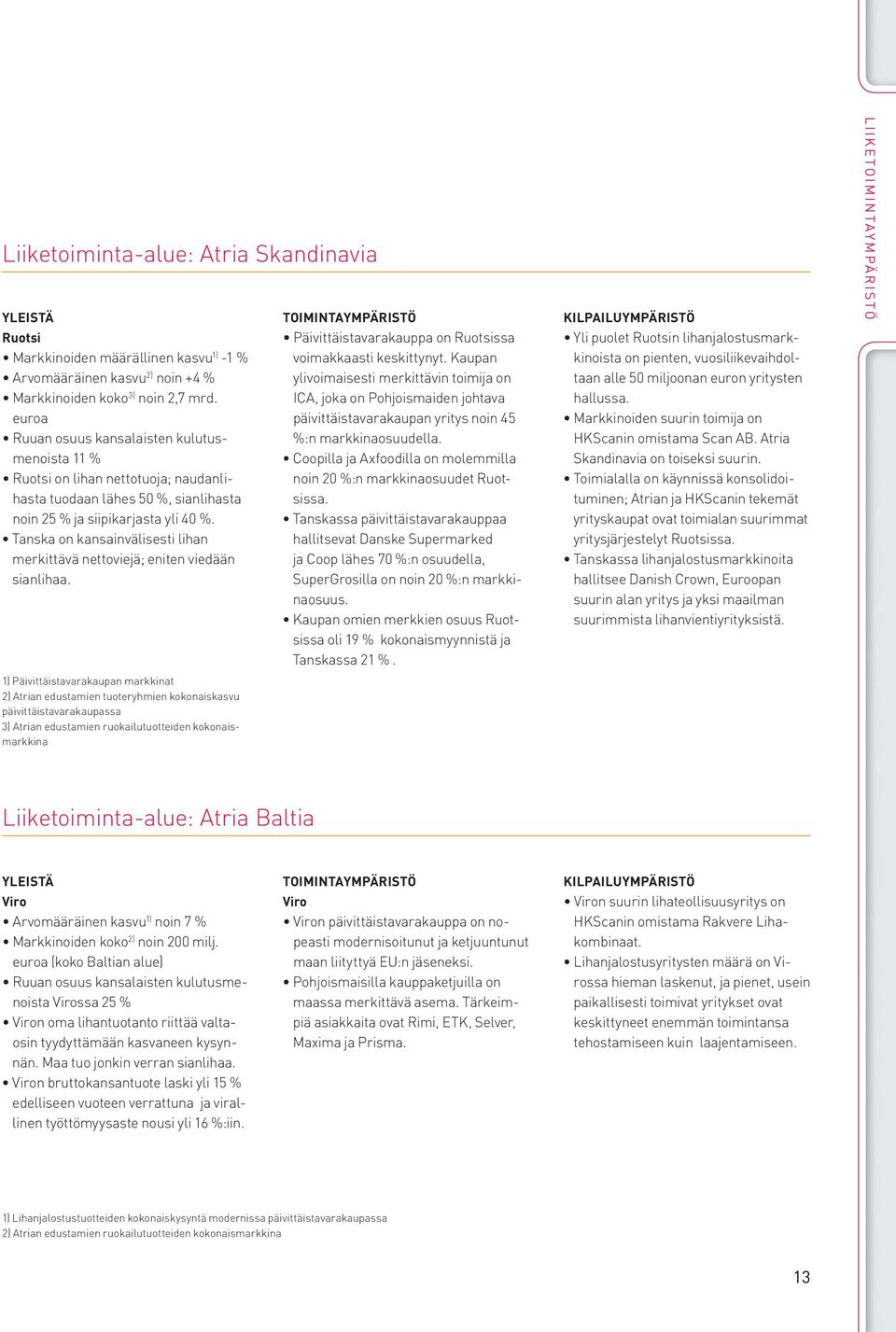 Tanska on kansainvälisesti lihan merkittävä nettoviejä; eniten viedään sianlihaa.