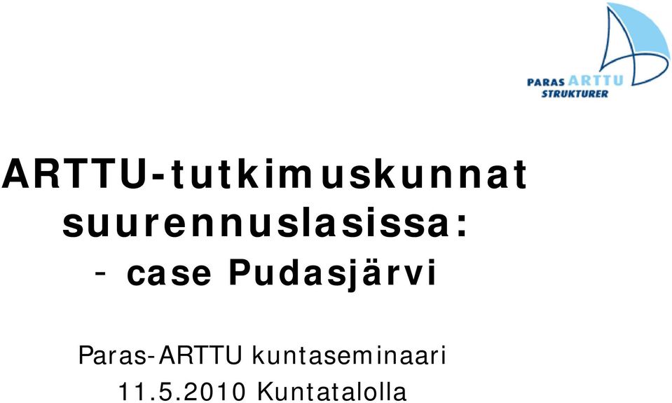 Pudasjärvi Paras-ARTTU