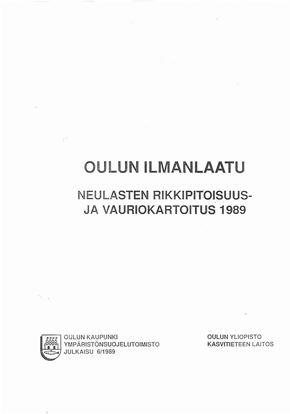 ~OULUN KAUPUNKI.