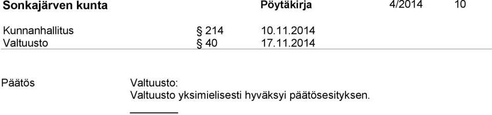2014 Valtuusto 40 17.11.