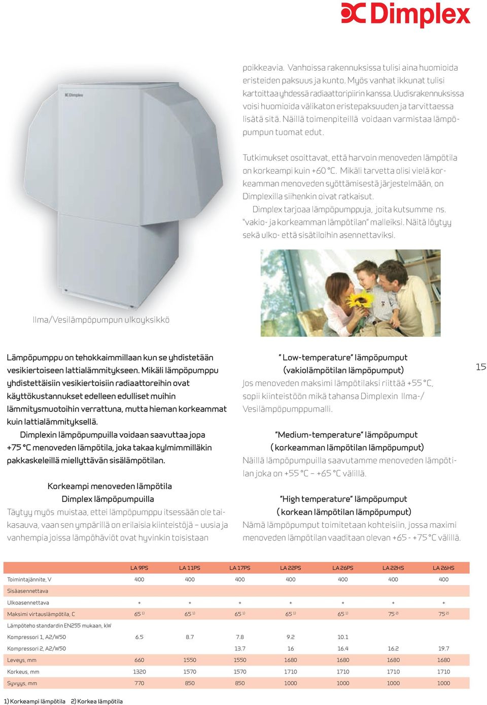 Tutkimukset osoittavat, että harvoin menoveden lämpötila on korkeampi kuin +60 C.